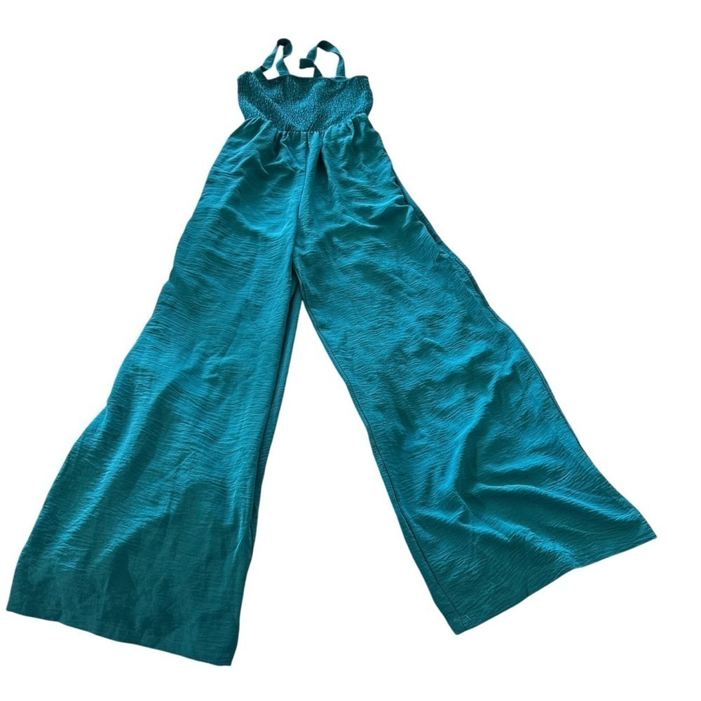 Teal Wide-Leg Jumpsuit Size XS, NWT